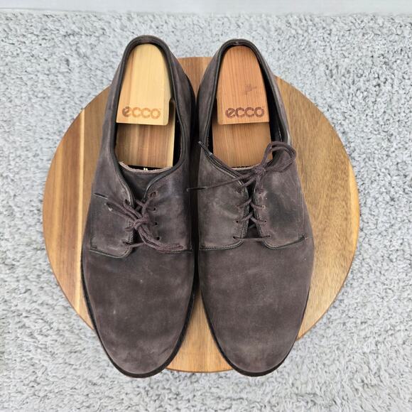 Allen Edmonds Mens 10.5 3E Wide Surrey Brown Nubuck Weatherproof Derby Oxford main image 12